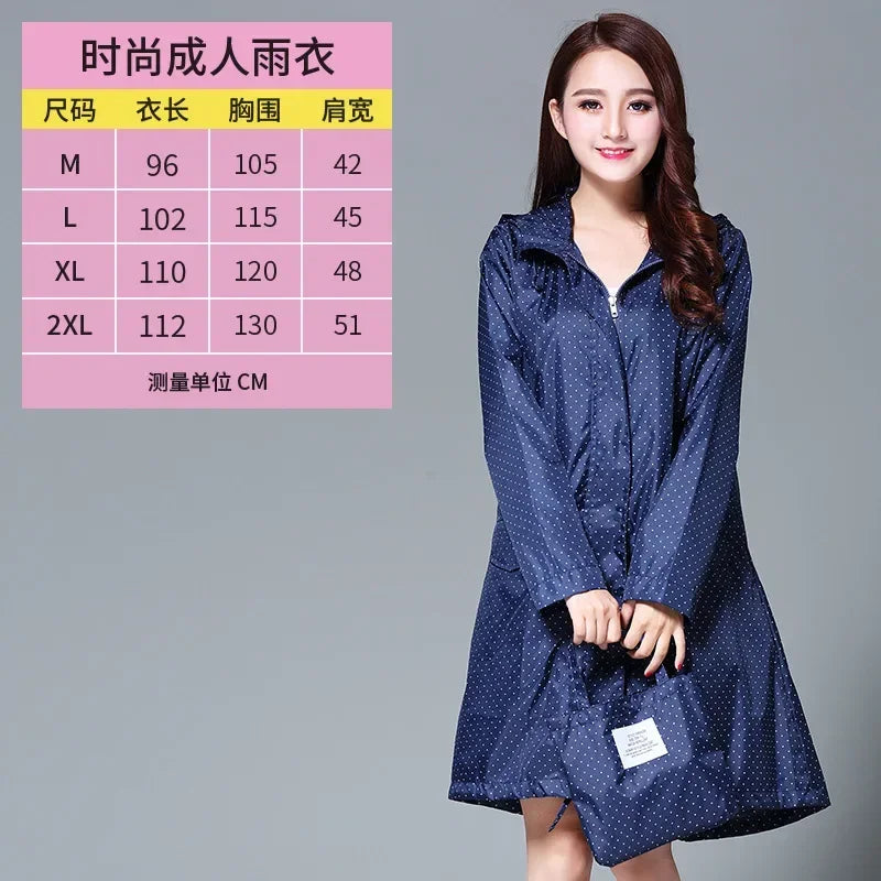 Waterproof Windproof Hooded Light Raincoat for Women and Men, Ponchos Jacket Cloak for Tourist Outdoor Hiking