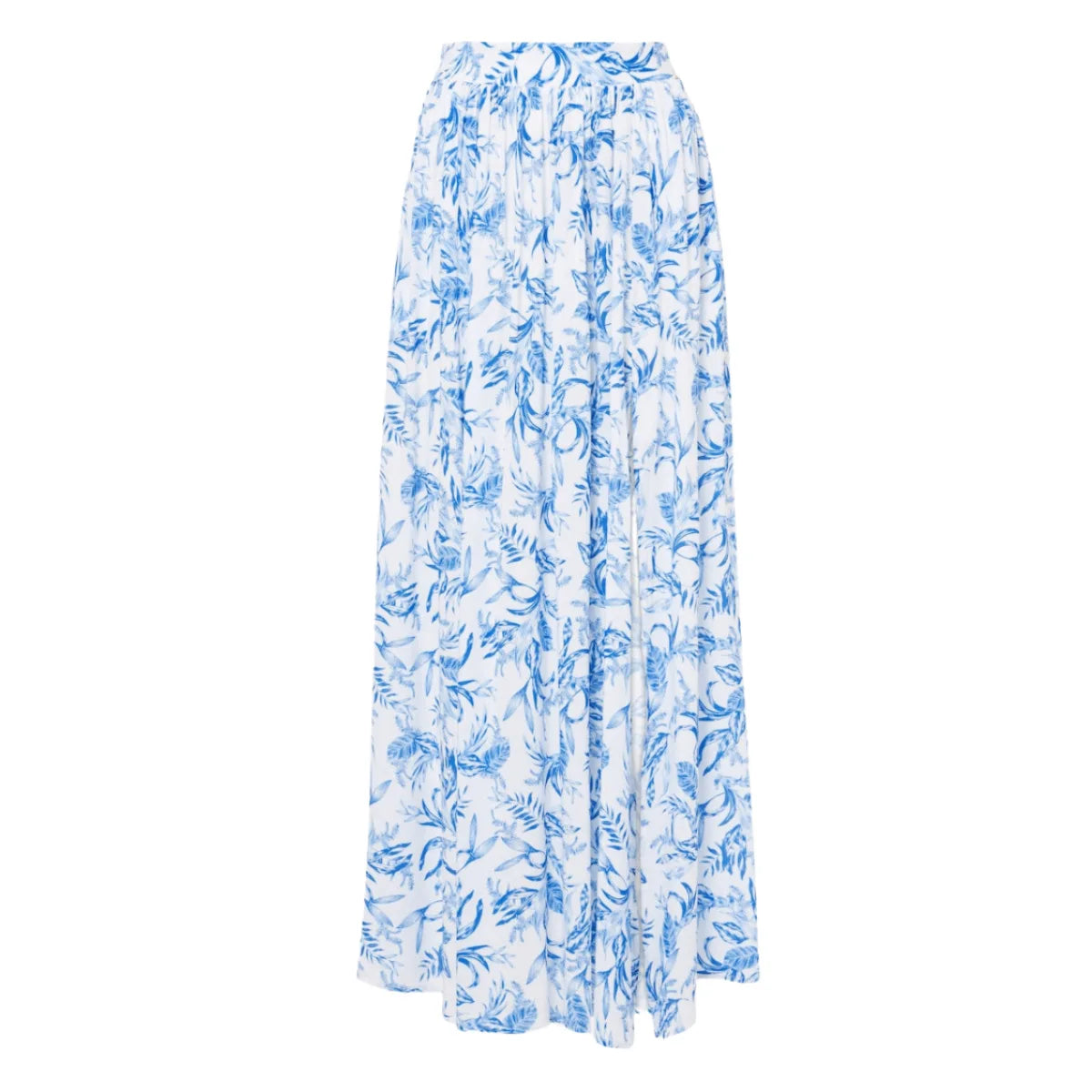 Maiô Floral Azul Elegante de Uma Peça — Estilo e Conforto para Mulheres