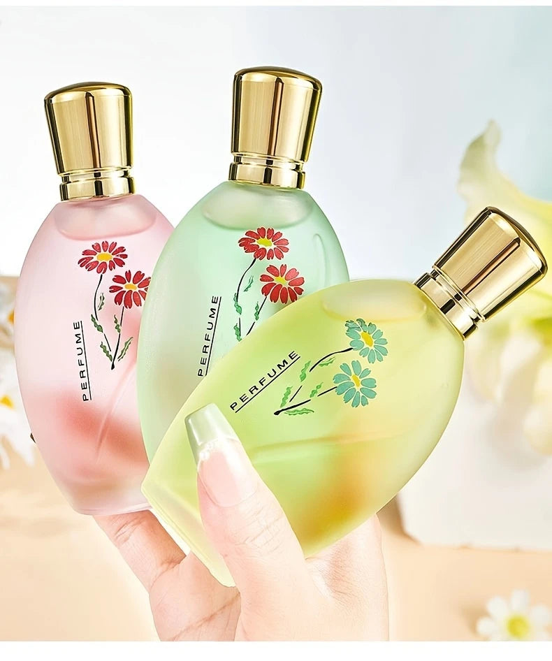 Perfume 50ml com Fragrância de Rosa e Jasmim — Presente Elegante para Homens e Mulheres