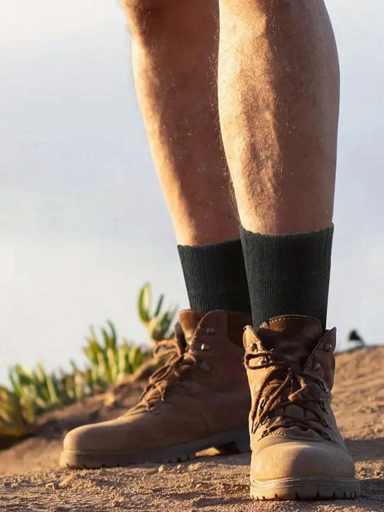 Meias Masculinas Forradas Térmicas — Grossas, Macias e Perfeitas para o Inverno