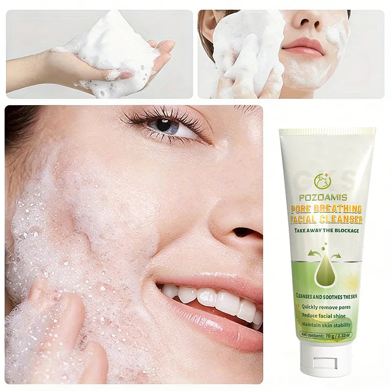 Limpador Facial Suave e Calmante — Deixa a Pele Lisa, Delicada e Hidratada para Homens e Mulheres