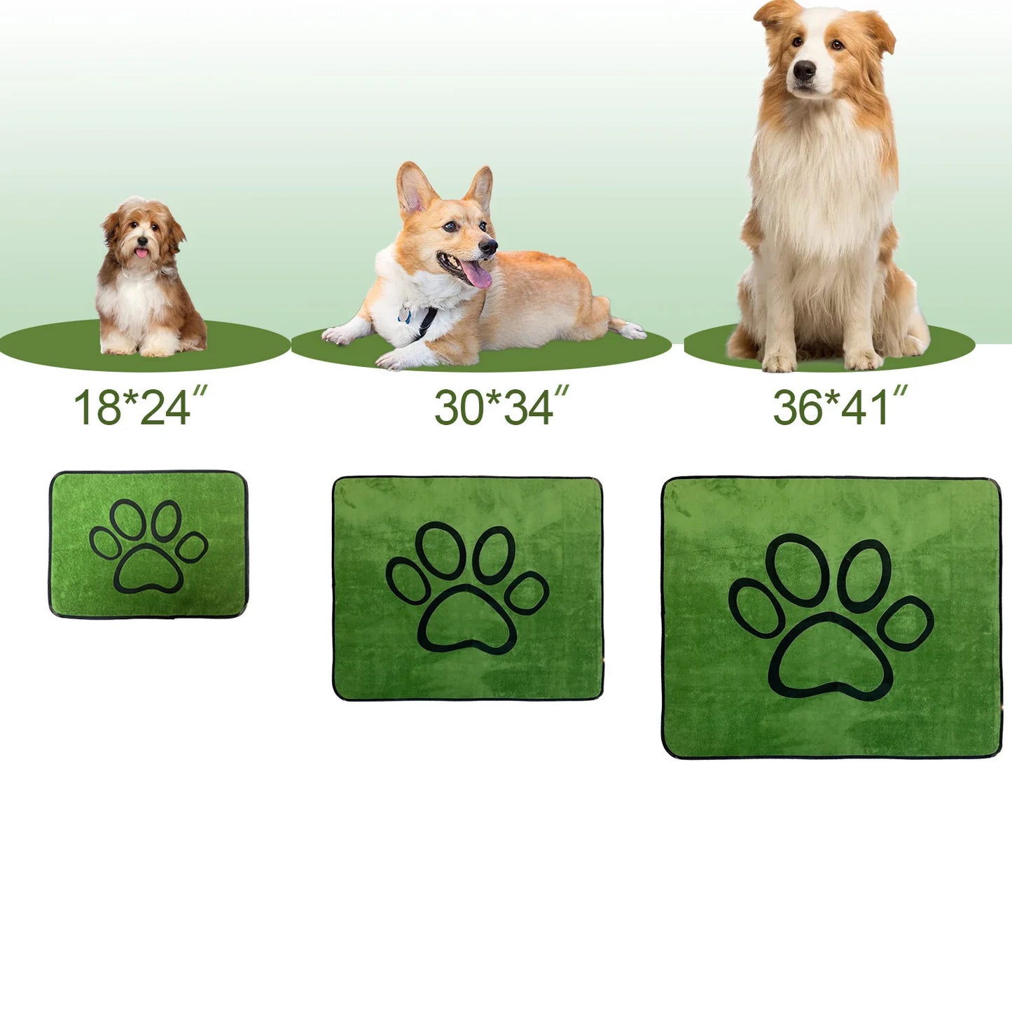 Tapete Higienico Reutilizável para Pets — Super Absorvente, Antiderrapante e Lavavel em 3 Tamanhos