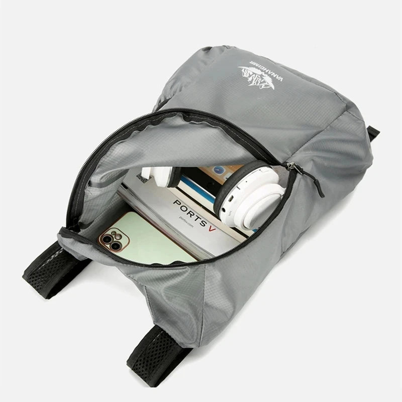 2025 Nova mochila ultraleve multifuncional de 1 pacote – dobrável e portátil – perfeita para ciclismo, caminhadas e itens essenciais para viagens