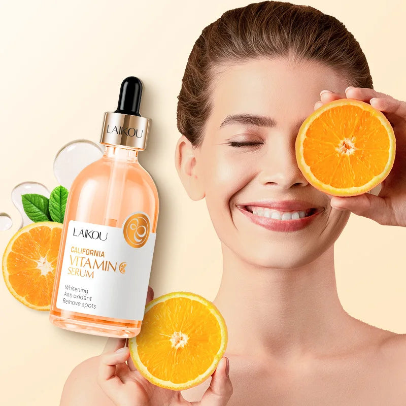 Sérum Facial Sakura com Vitamina C — 100ml Iluminador, Firmador e Hidratante para Pele Radiante