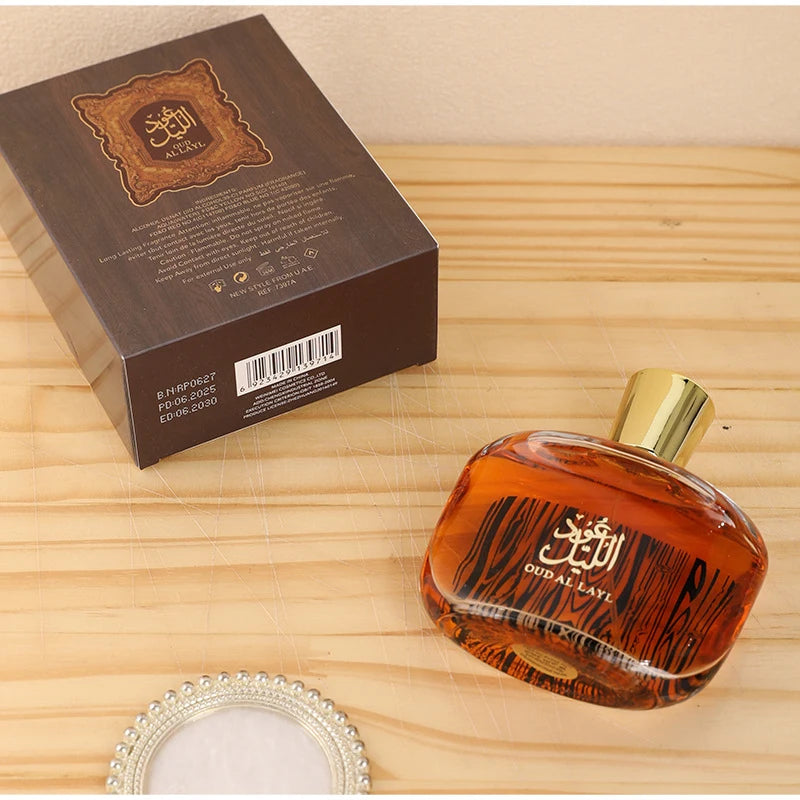 Perfume Árabe Clássico de Sândalo e Almíscar — Fragrância Amadeirada Elegante e Duradoura