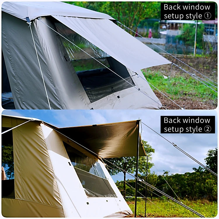 Tendas de Glamping Infláveis de Luxo à Prova d'Água em Oxford para Uso Externo com Design de Um Quarto - China