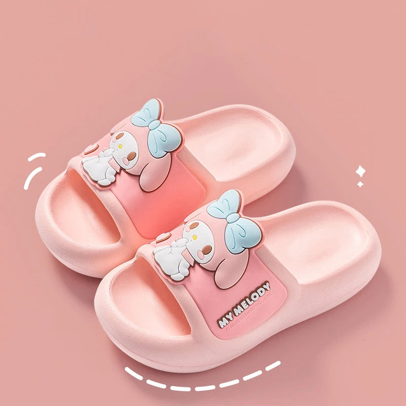 Summer Cartoon Slippers, Unisex Soft Sole Non-Slip Durable Indoor Sandals, Cute Cozy House Slides for All Ages