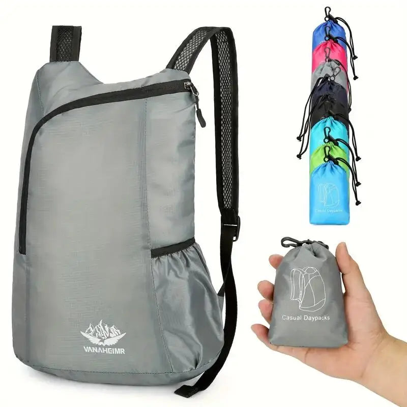 2025 Nova mochila ultraleve multifuncional de 1 pacote – dobrável e portátil – perfeita para ciclismo, caminhadas e itens essenciais para viagens