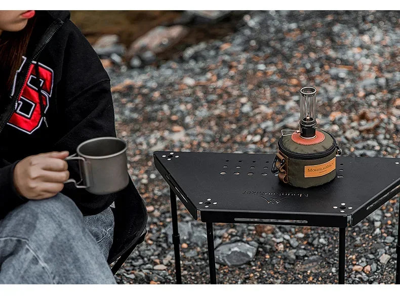 Luminária de Ambiente Retrô MOUNTAINHIKER para Piquenique e Camping, Lâmpada a Gás Criativa para Mesa de Cabeceira e Iluminação Decorativa Externa