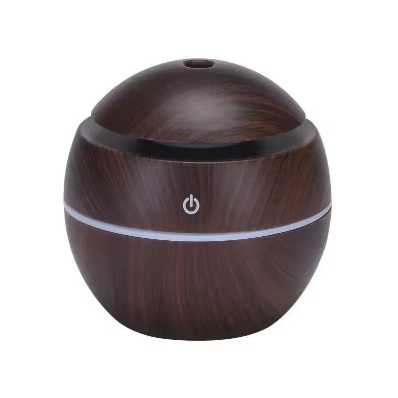 Difusor de Aromaterapia Ultrassonico com Controle Remoto — Umidificador e Luz LED 7 Cores