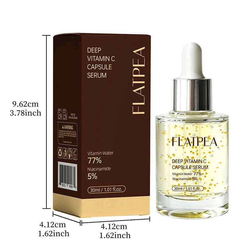 Sérum em Cápsulas de Vitamina C — Essência Iluminadora com Niacinamida para Brilho e Hidratação Facial