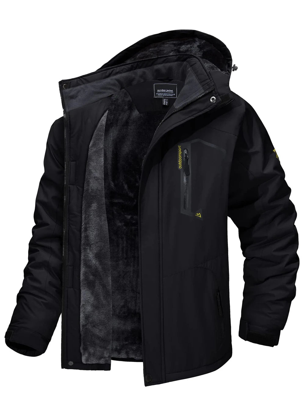 Jaqueta de Montanha Tacvasen Masculina — Quentinha, Impermeável e Corta-Vento para o Inverno
