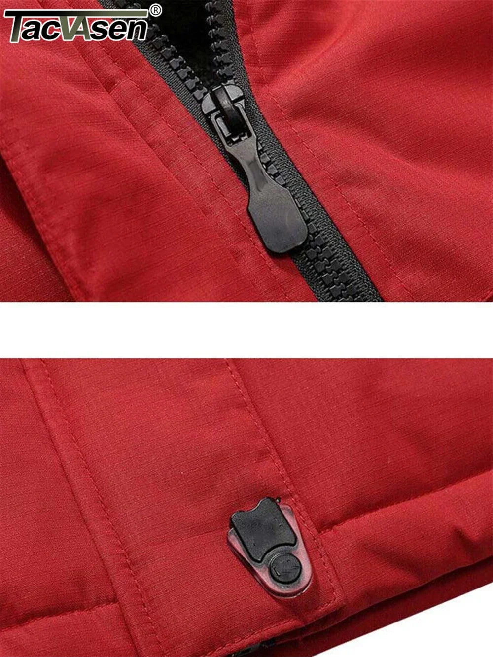 Jaqueta de Montanha Tacvasen Masculina — Quentinha, Impermeável e Corta-Vento para o Inverno