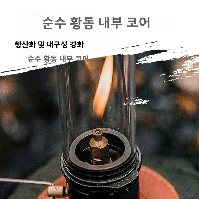 Luminária de Ambiente Retrô MOUNTAINHIKER para Piquenique e Camping, Lâmpada a Gás Criativa para Mesa de Cabeceira e Iluminação Decorativa Externa