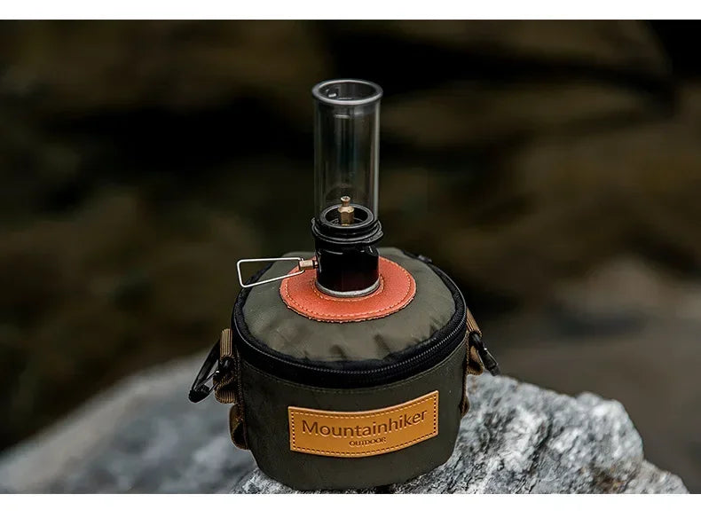 Luminária de Ambiente Retrô MOUNTAINHIKER para Piquenique e Camping, Lâmpada a Gás Criativa para Mesa de Cabeceira e Iluminação Decorativa Externa