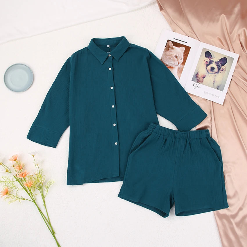 Pijama de Algodão Feminino Quentinho — Conforto e Estilo para Noites Perfeitas