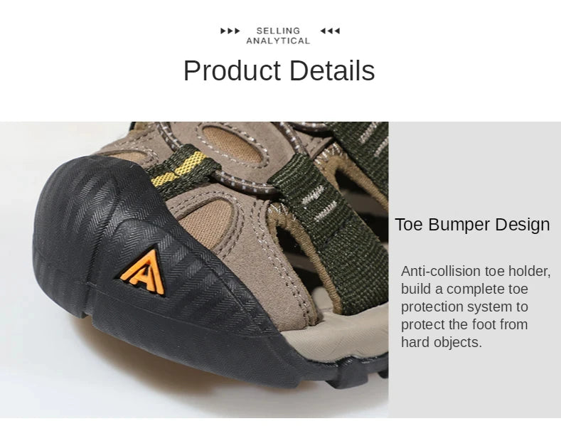 HUMTTO-Sandálias Outdoor Respiráveis para Homens, Sapatos de Caminhada, Sapatos de Água, Praia, Acampamento, Escalada, Aqua Sneaker, HT-710445A, Verão