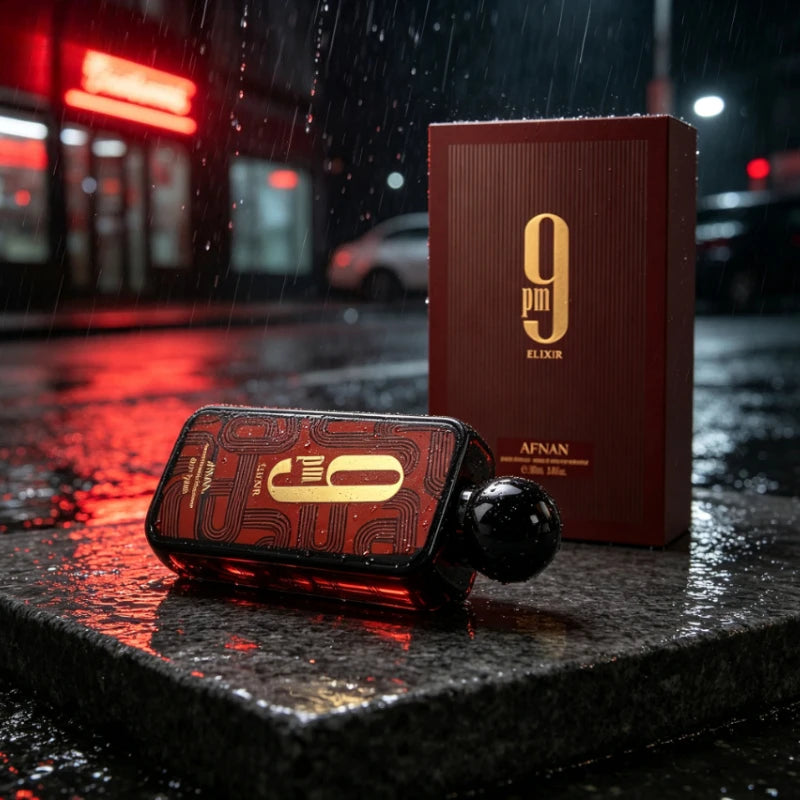 Perfume Afnan 9PM 100ml — Fragrância Aromática Doce e Amadeirada para Homens