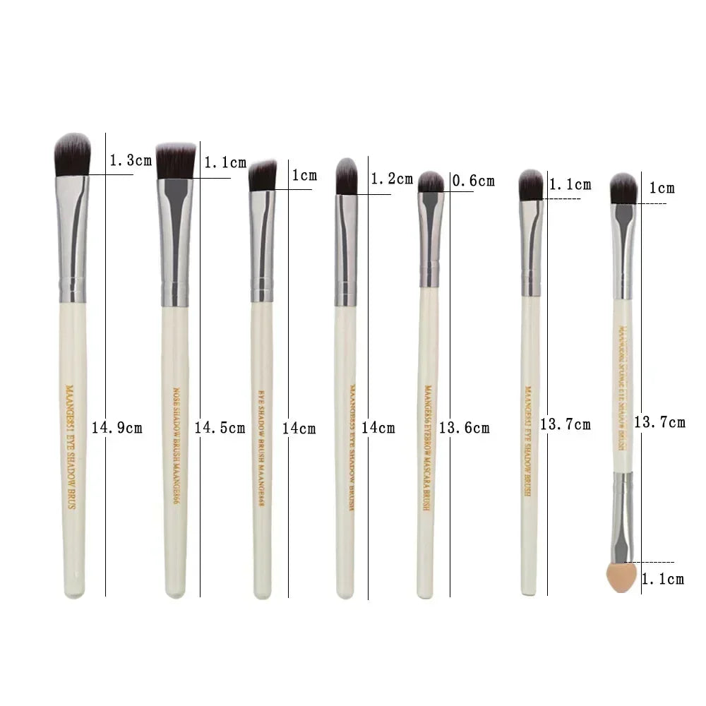 Kit de Pincéis de Maquiagem Profissionais — 3, 13 ou 22 Peças para Sombra, Delineador e Cosméticos