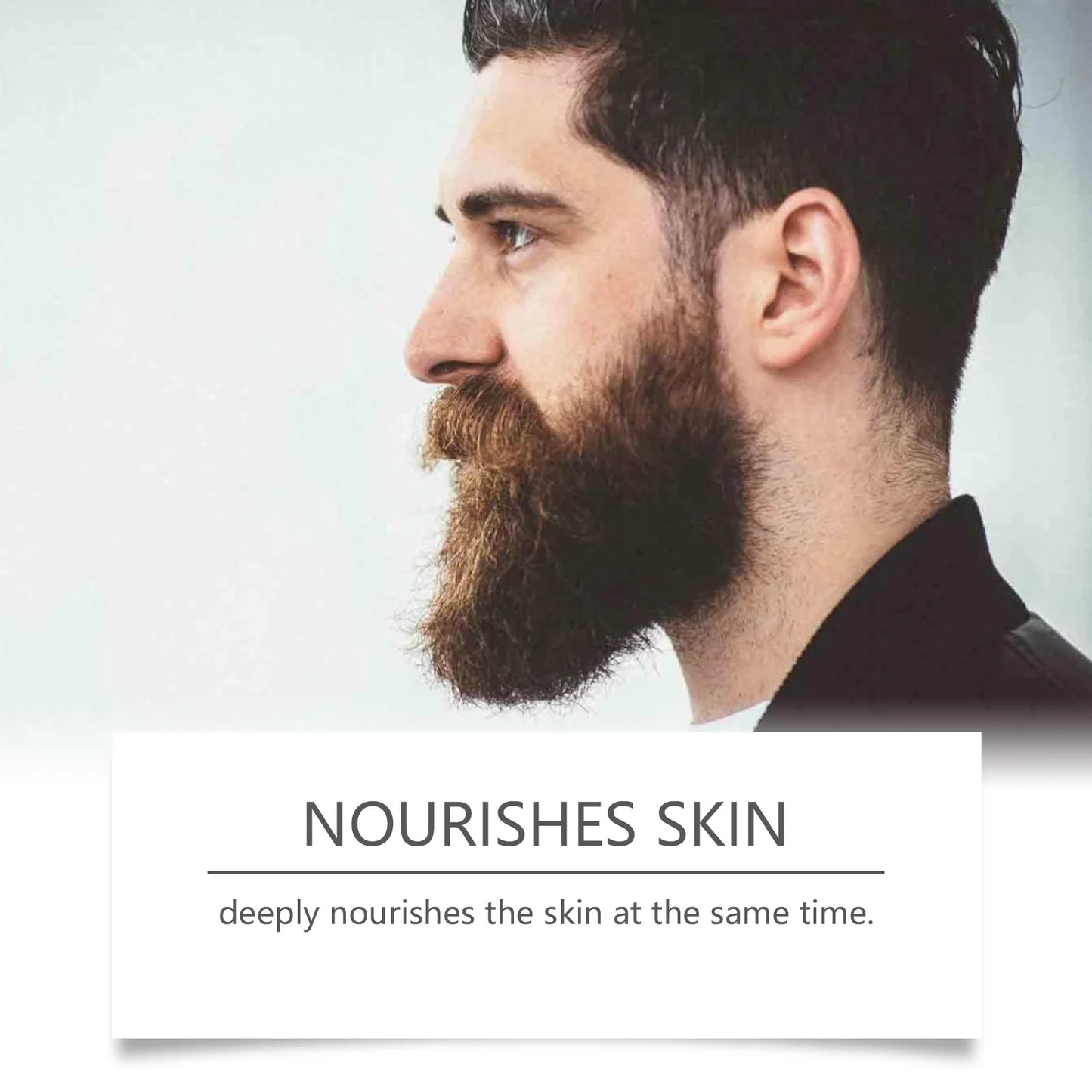 Sérum para Crescimento de Barba — Espessante, Fortalecedor de Raízes e Hidratante Masculino