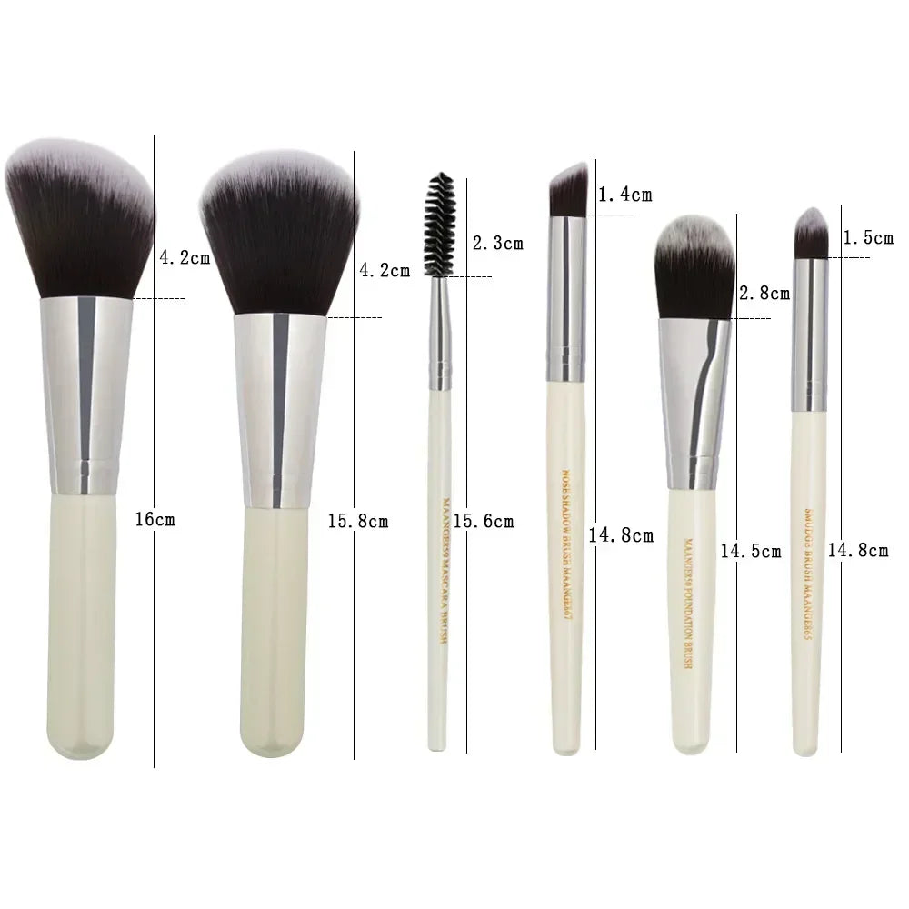 Kit de Pincéis de Maquiagem Profissionais — 3, 13 ou 22 Peças para Sombra, Delineador e Cosméticos