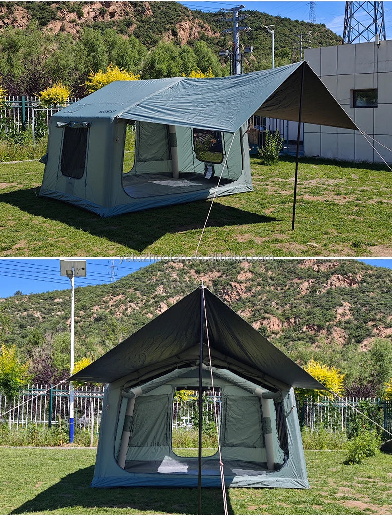 Tenda Inflável Comercial de Montagem Rápida (20s) à Prova d'Água para Glamping em Resorts