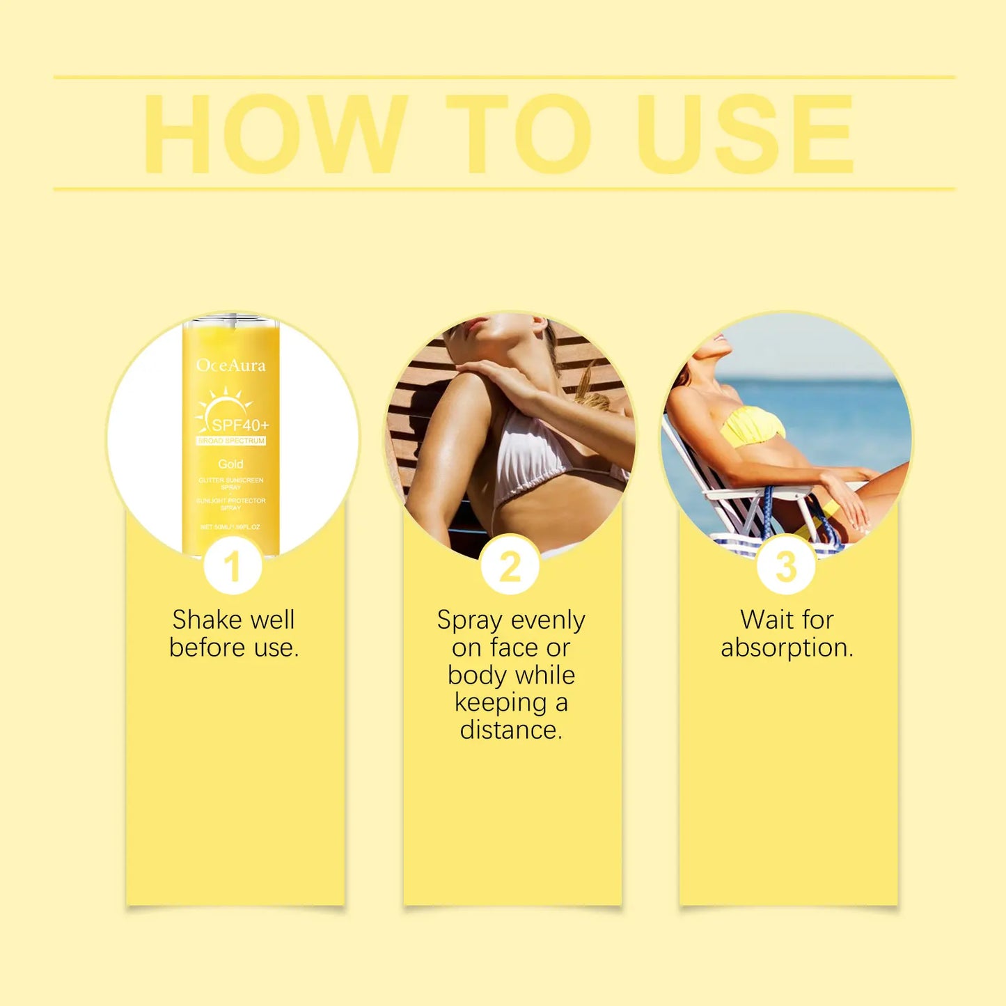 Protetor Solar Facial em Spray SPF 40+ — Leve, Não Oleoso, Antioxidante e Hidratante
