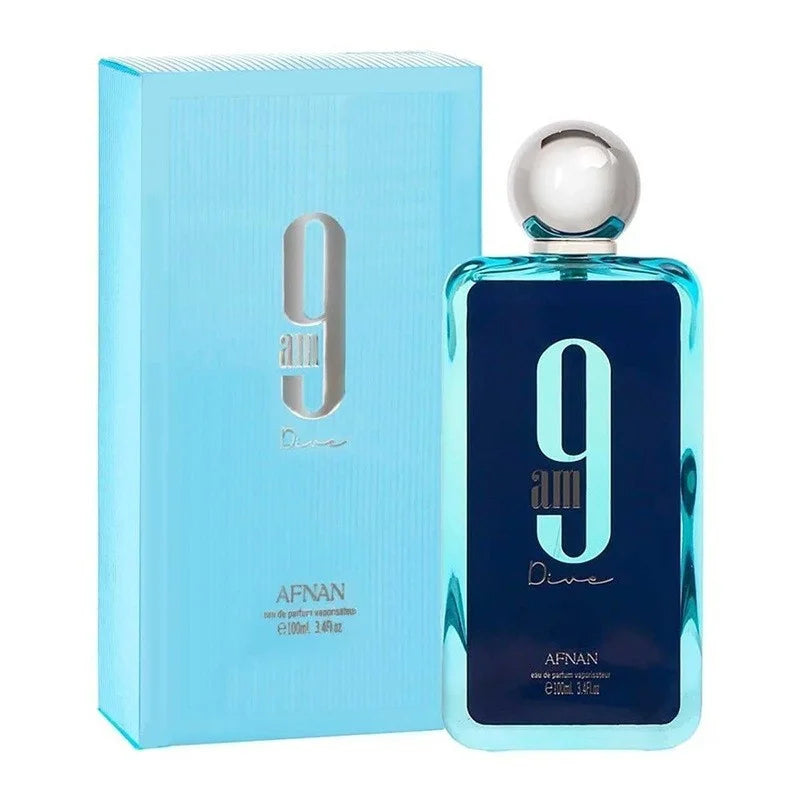 Perfume Afnan 9PM 100ml — Fragrância Aromática Doce e Amadeirada para Homens