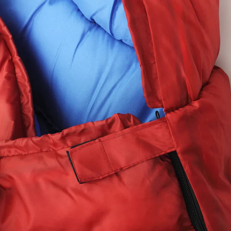 Saco de Dormir Térmico Leve para Camping e Trilha — Múmia de Fibra Oca, Compacto e Resistente