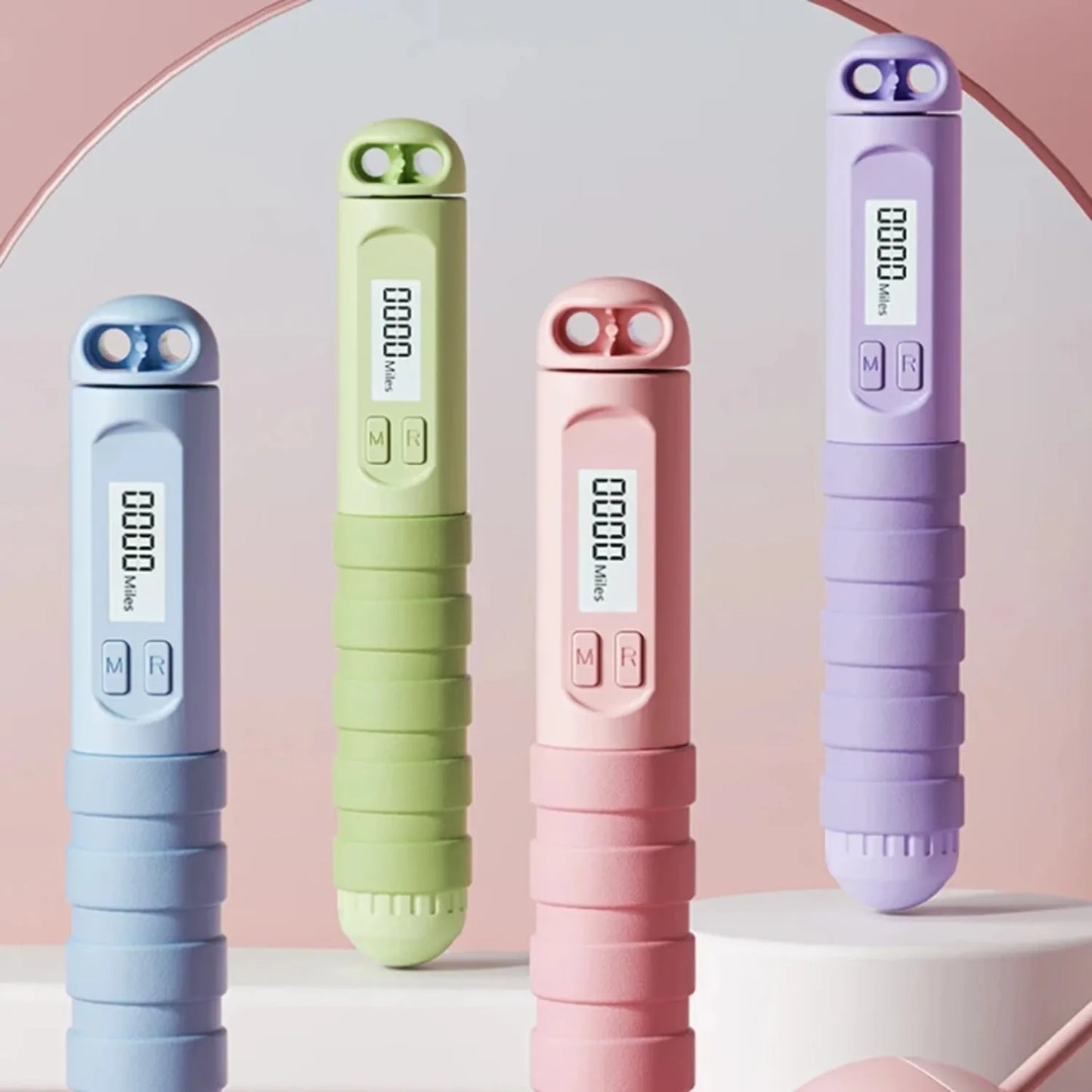Corda de Pular Eletrônica com Contador — 2,8m, Unissex, Ideal para Cardio e Perda de Peso