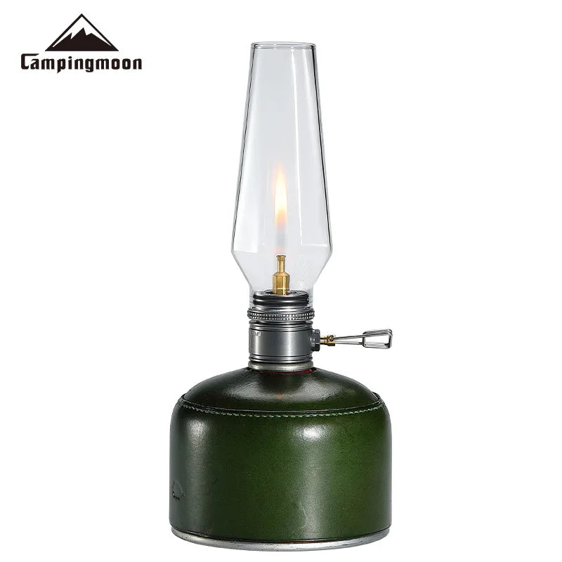 Lâmpada a Gás Sem Núcleo CAMPINGMOON T-1 para Acampamento, Lâmpada a Gás para Tenda, Lâmpada a Gás Plana para Atmosfera de Acampamento