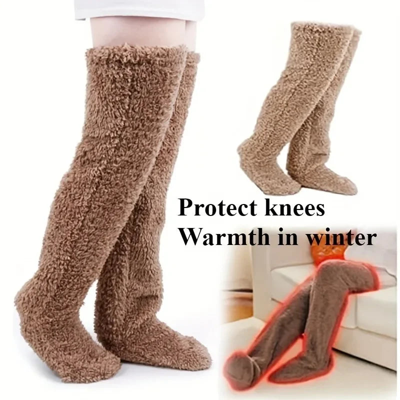 Meias Térmicas de Inverno Femininas — Quentinhas, Macias e Perfeitas para o Frio