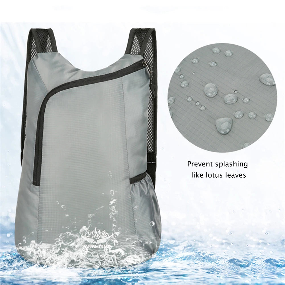 2025 Nova mochila ultraleve multifuncional de 1 pacote – dobrável e portátil – perfeita para ciclismo, caminhadas e itens essenciais para viagens