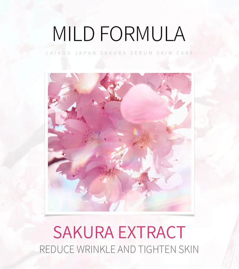 Sérum Facial Sakura com Vitamina C — 100ml Iluminador, Firmador e Hidratante para Pele Radiante