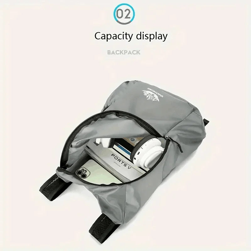 2025 Nova mochila ultraleve multifuncional de 1 pacote – dobrável e portátil – perfeita para ciclismo, caminhadas e itens essenciais para viagens