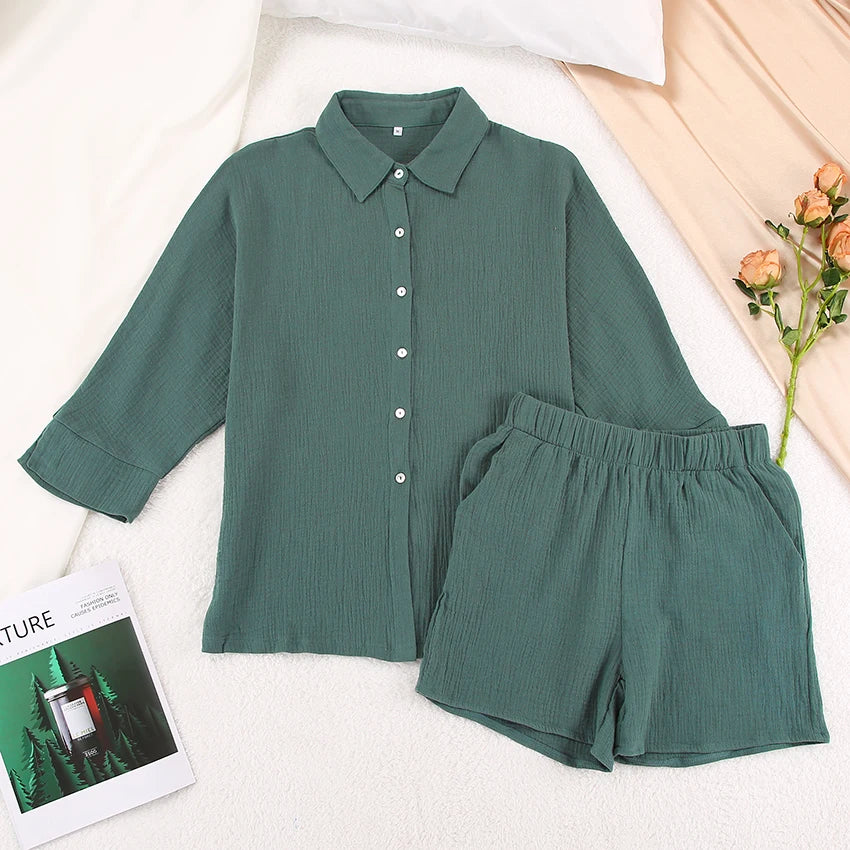 Pijama de Algodão Feminino Quentinho — Conforto e Estilo para Noites Perfeitas