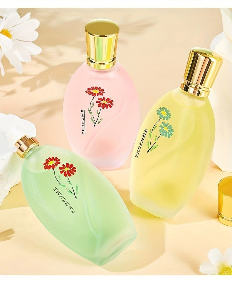Perfume 50ml com Fragrância de Rosa e Jasmim — Presente Elegante para Homens e Mulheres