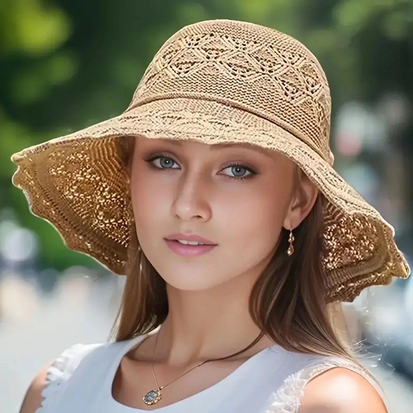 Viseira de Sol Elegante para Mulheres — Proteção UV e Estilo para o Verão