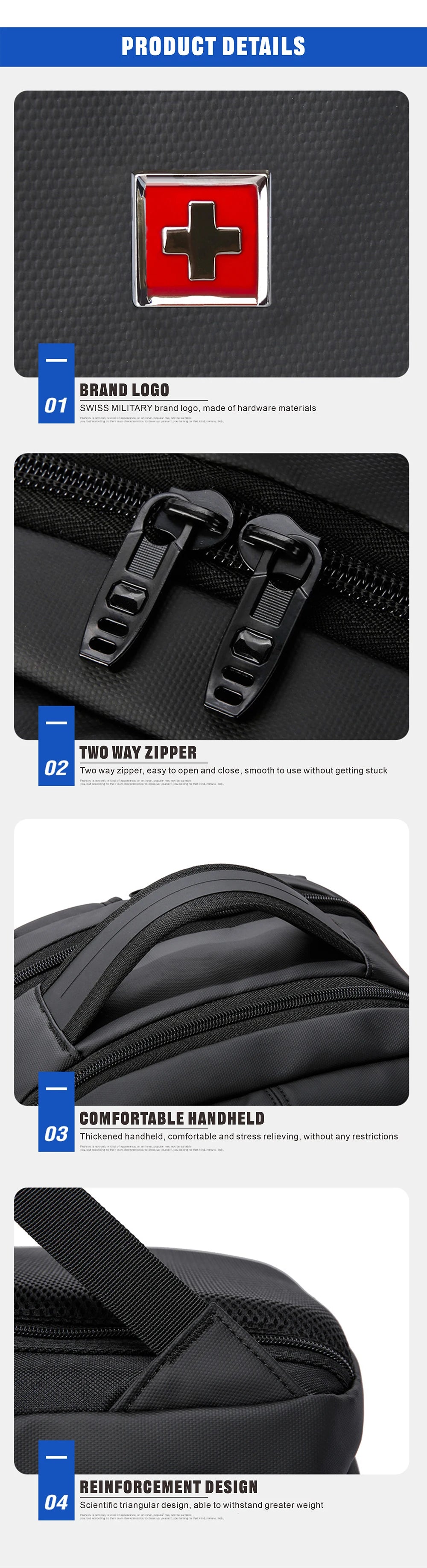 Mochila Masculina Antifurto Impermeável com USB — Grande Capacidade para Notebook 15,6" e 17,3"