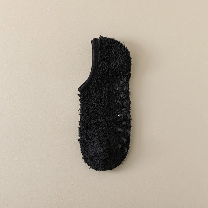 Meias Térmicas Masculinas Coral Fleece Quentinhas — Antiderrapante, Confortáveis e Perfeitas para Usar em Casa no Inverno