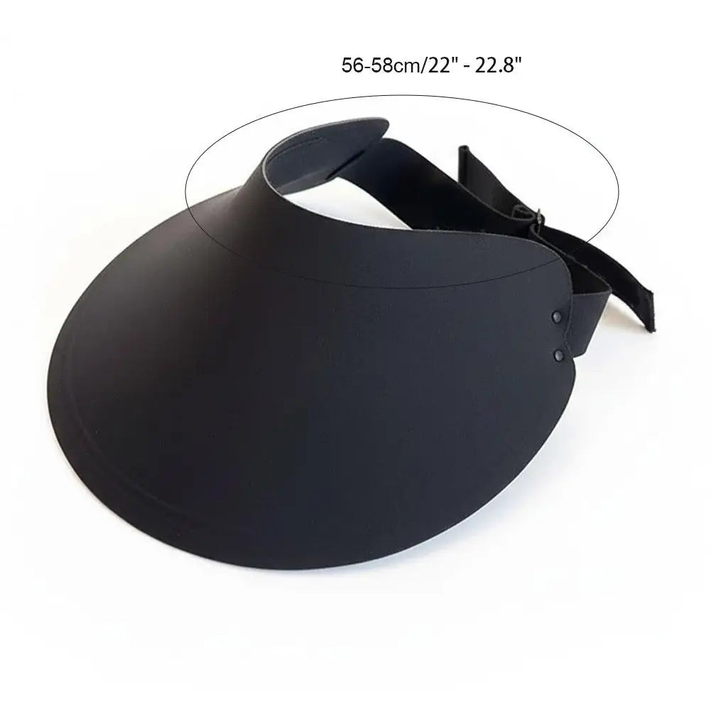 270 °   Chapéu com Visor de Sol UPF50+ com Aba Estendida, Visor Dobrável com Proteção UV, Chapéu Leve e de Secagem Rápida para Esportes ao Ar Livre