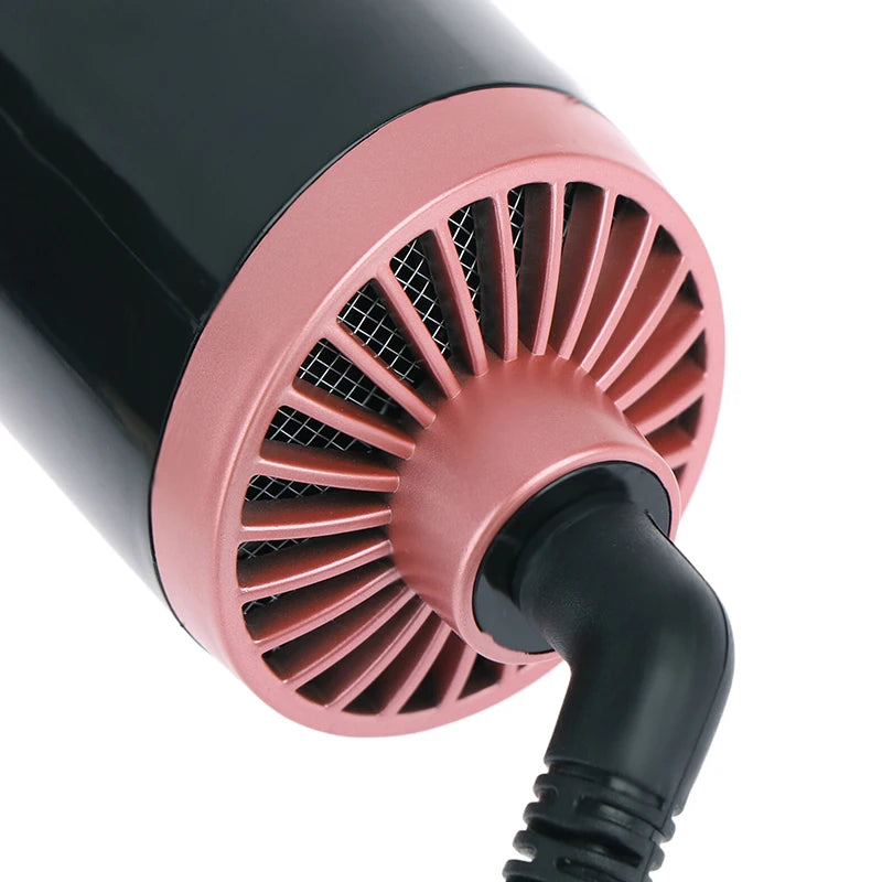 Escova Secadora 2 em 1 com Rotação Automática — Iônica para Ondular, Alisar e Volumizar Cabelos