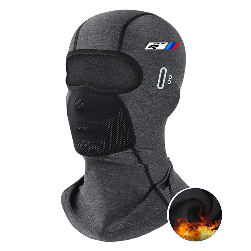 Balaclava para Moto BMW S1000R — Respiravel, Corta-Vento, Versoes Curta e Longa para Verao e Inverno