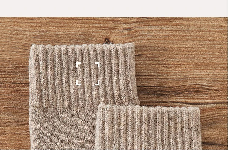 Kit 5 Meias Térmicas de Lã Merino Quentinhas — Ideais para Caminhadas, Esqui e Inverno Extremo