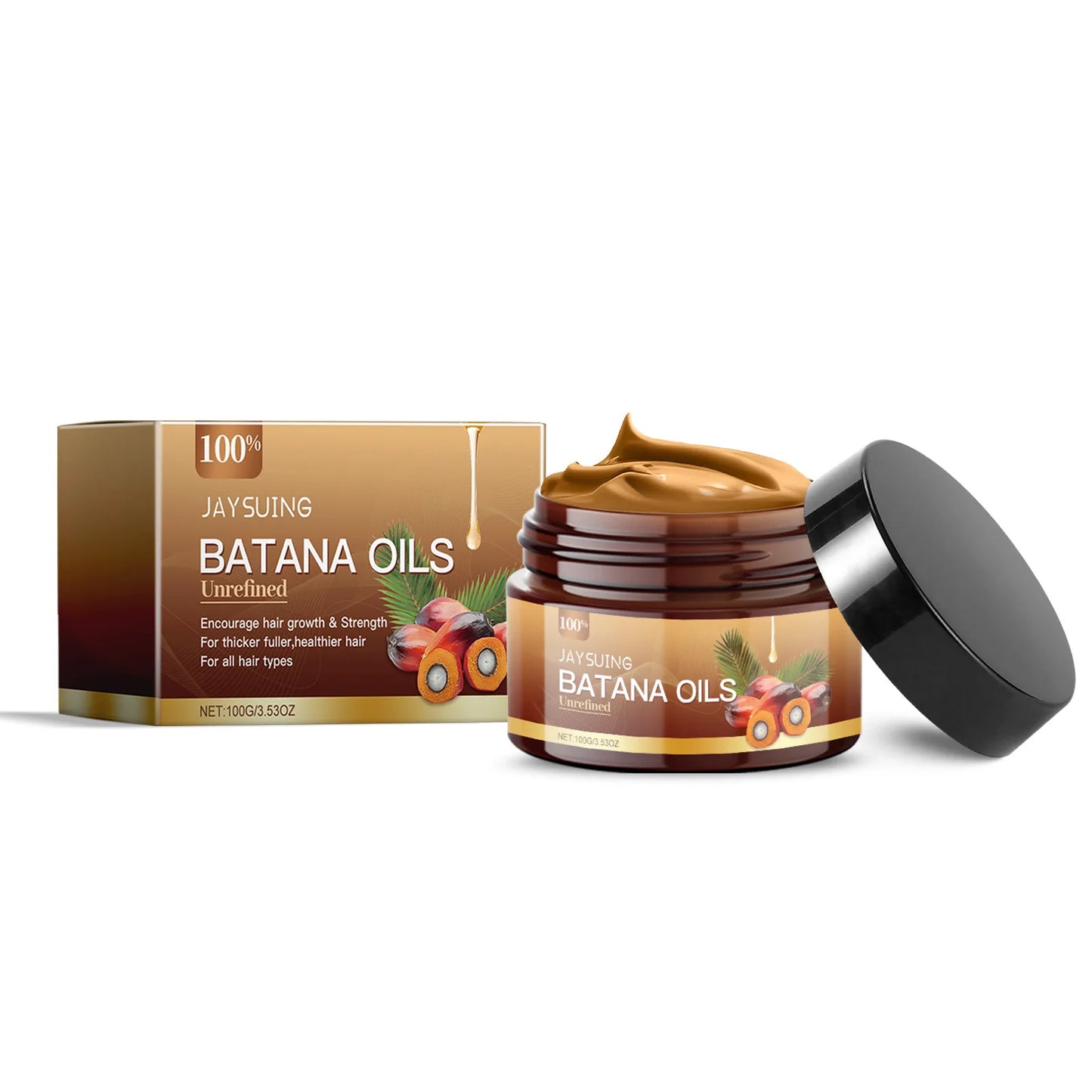 Kit Capilar Batana Oil — Shampoo, Condicionador e Sérum Reparador para Cabelos Crespos e Danificados