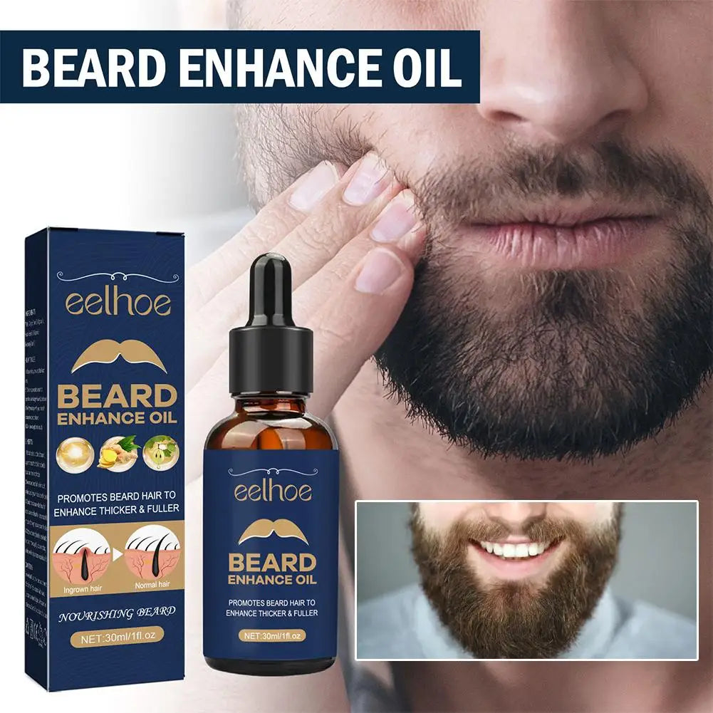 Óleo para Barba Masculino 30ml — Suavizante, Nutritivo e Estimulante para Crescimento Saudável