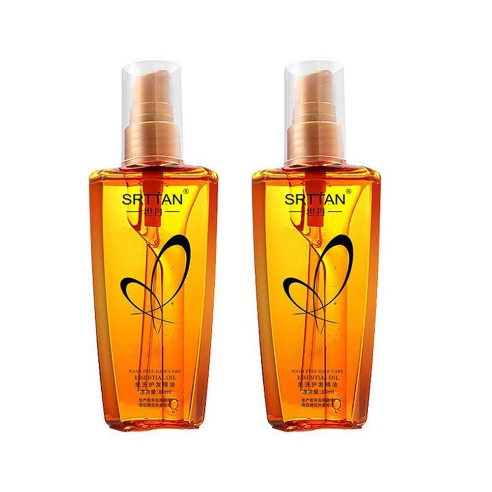 Sérum de Argan Marroquino em Névoa — Óleo Leve para Cabelos Divididos, Crespos e com Frizz