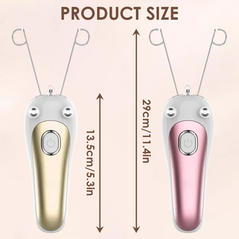 Epilador Elétrico de Fio Indolor Kemoko — Removedor de Pelos Facial e Corporal Recarregável