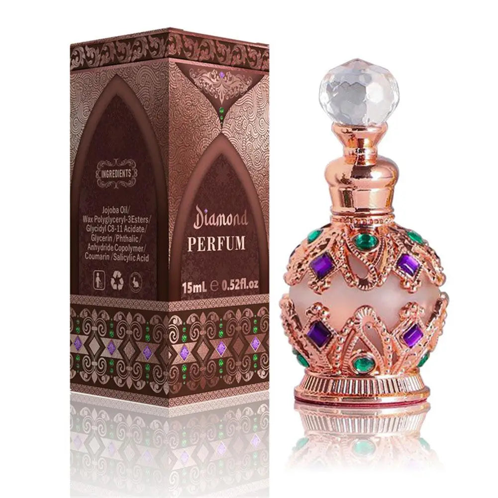 Perfume Árabe Feminino com Feromônio — Buquê Floral de Rosa, Jasmim e Baunilha Duradouro
