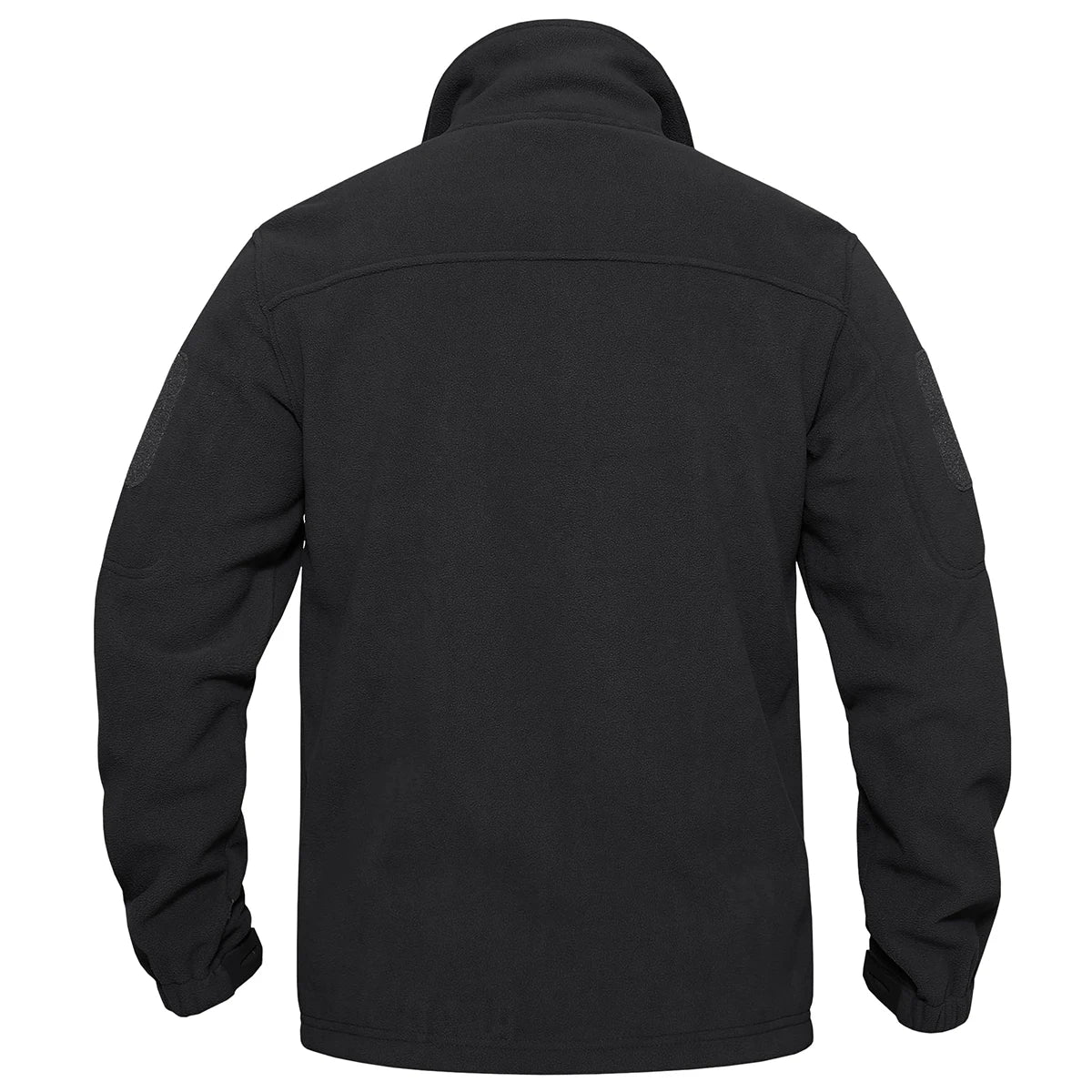 Tacvasen jaqueta de lã masculina, casaco macio e quente à prova de vento com zíper completo, vários bolsos com zíper, caminhadas, trabalho ao ar livre, corta-vento